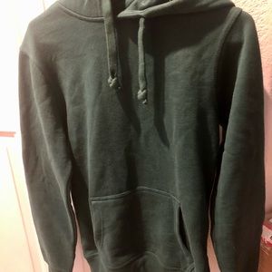 Green hoodie